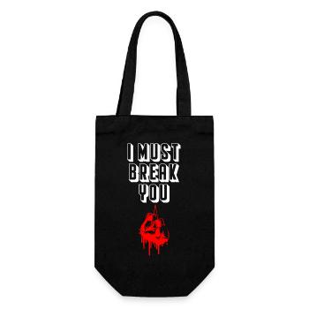 I Must Break You Boxing - Gift Bag for Bottles - black - Front