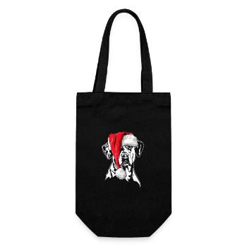 Santa Catahoula Léopard Chien de Noël Wilsigns - Sac à bouteille - noir - Devant