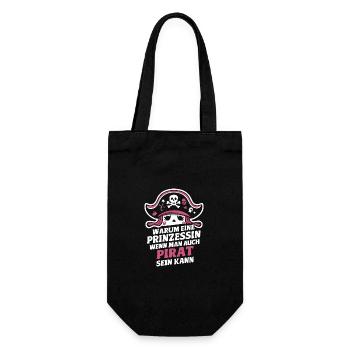 Pirate Carnival Carnival Costume Disguise - Gift Bag for Bottles - black - Front