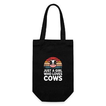 Éleveur de vaches Ferme Éleveur de vaches - Sac à bouteille - noir - Devant