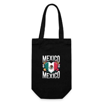Mexico Mexico Mexican Spanish - Gift Bag for Bottles - black - Front