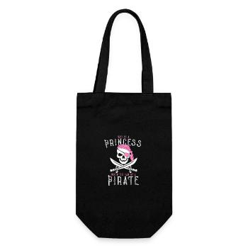 Pourquoi être une princesse quand on peut être un pirate ! Ohé - Sac à bouteille - noir - Devant