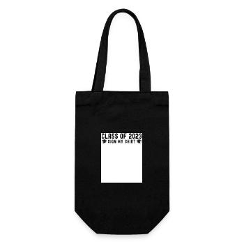 Class of 2023 - Sign My Shirt - Gift Bag for Bottles - black - Front