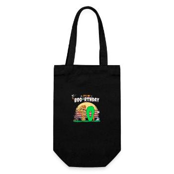 It's my Boo-rthday, Funny Halloween 10 Years Old - Gift Bag for Bottles - black - Front