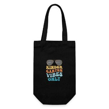 Kindergarten Vibes Only Back to School Vintage - Sac à bouteille - noir - Devant