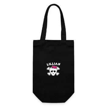 Pirate Lillian Design pour les filles et les femmes - Sac à bouteille - noir - Devant