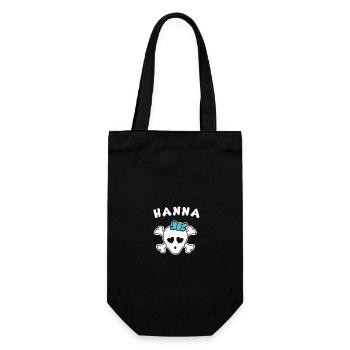 Pirate Hanna Design pour les filles et les femmes - Sac à bouteille - noir - Devant