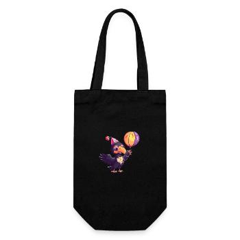 Harpy Bird Birthday Comic - Gift Bag for Bottles - black - Front
