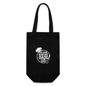 Baking Dads Club - Verein der backenden Väter - Geschenkbeutel für Flaschen - Schwarz - Vorne