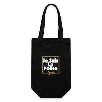 Je suis la police - Sac à bouteille - noir - Devant