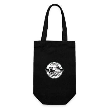 Fishing, a way of life - Gift Bag for Bottles - black - Front