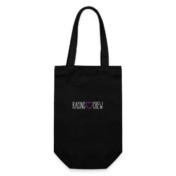 Racing Crew Heart - Gift Bag for Bottles - black - Front
