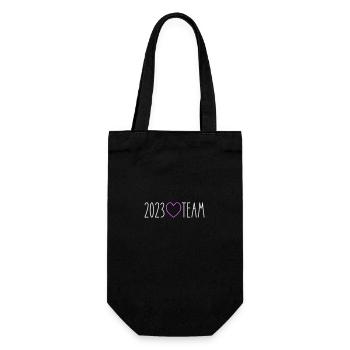 2023 Team Heart - Gift Bag for Bottles - black - Front
