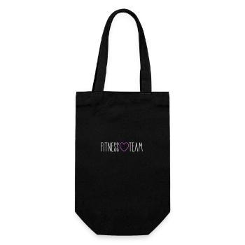 Cœur de l’équipe de fitness - Sac à bouteille - noir - Devant