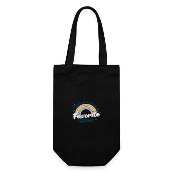 My Son In Law Is My Favorite Child Funny Family - Gift Bag for Bottles - black - Front