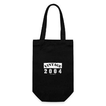 19 Jahre alt: Vintage Classic 2004 19. Geburtstag - Geschenkbeutel für Flaschen - Schwarz - Vorne