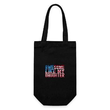 4th of July Father’s Day Papa - Génial comme mon - Sac à bouteille - noir - Devant
