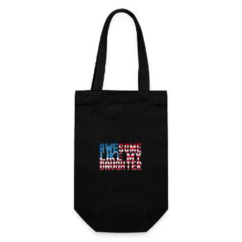 4th of July Father’s Day Papa - Génial comme mon - Sac à bouteille - noir - Devant