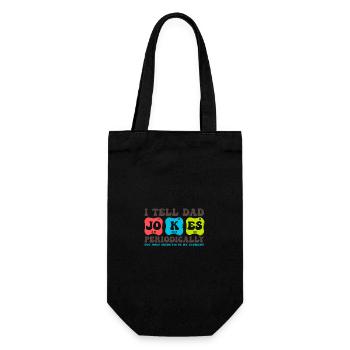 Groovy Hippie Dad - Je raconte des blagues à papa périodiquement - Sac à bouteille - noir - Devant