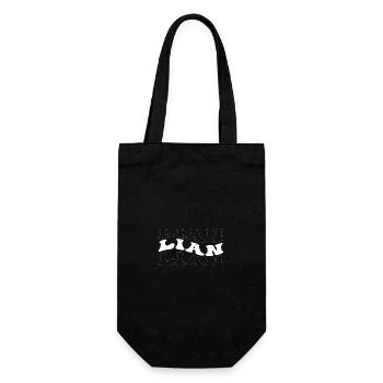 Funny Lian Groovy 4 Men Women Cool Lian Tie Dye - Gift Bag for Bottles - black - Front