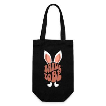 Bride To Be Easter - Braut zu Ostern - Geschenkbeutel für Flaschen - Schwarz - Vorne