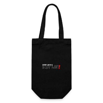 Jede Runde ist ein Hot Lap Vintage Racing Outfit für - Geschenkbeutel für Flaschen - Schwarz - Vorne