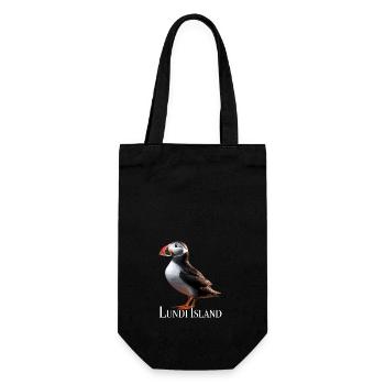 Lundi Island - Gift Bag for Bottles - black - Front