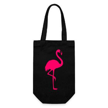Pink Flamingo - Sac à bouteille - noir - Devant