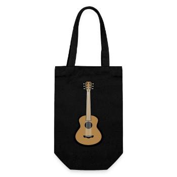 Guitariste Guitare Play Design - Sac à bouteille - noir - Devant