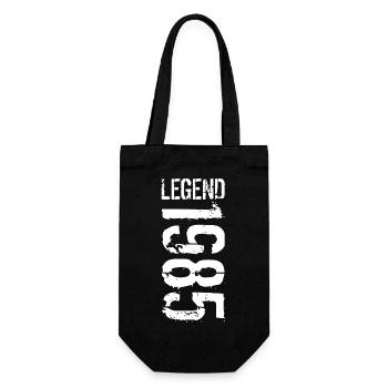Legend 1985 white - Gift Bag for Bottles - black - Front