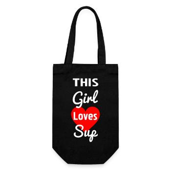 Skateboard SUP Surfing - Gift Bag for Bottles - black - Front