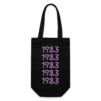 1983 - Gift Bag for Bottles - black - Front