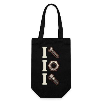 T Hardware Icon Trio - Geschenkbeutel für Flaschen - Schwarz - Vorne