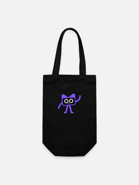Kodee Kotlin Maskottchen - Geschenkbeutel für Flaschen - Schwarz