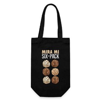 Concha Hispanique Mexicain Pan Dulce - Sac à bouteille - noir - Devant