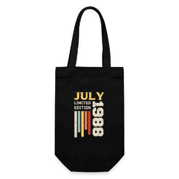 Juillet 1988 - Cadeau anniversaire Juillet 1988 - Sac à bouteille - noir - Devant