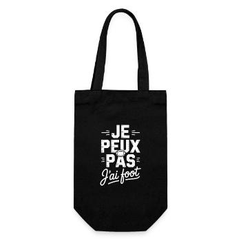 Je peux pas j'ai rugby - Sac à bouteille - noir - Devant