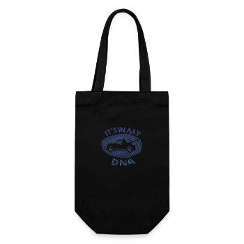 Abschleppdienst DNA - Es ist in meiner DNA Design - Geschenkbeutel für Flaschen - Schwarz - Vorne