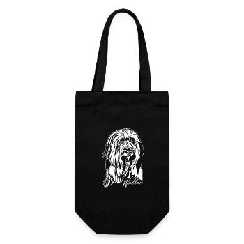 Wäller Portrait Chien Chiens Wilsigns - Sac à bouteille - noir - Devant