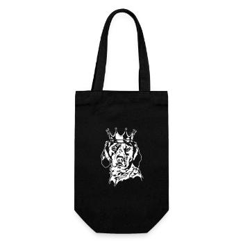 Bretagne Épagneul Couronne Chiens Chien Wilsigns - Sac à bouteille - noir - Devant