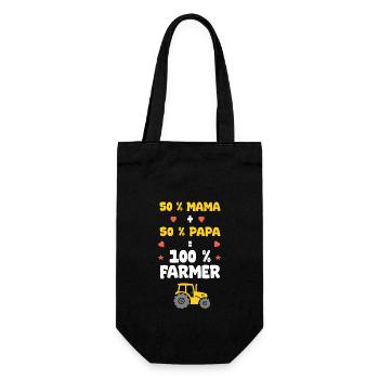 Baby Birth Pregnancy Pregnant Peasant - Gift Bag for Bottles - black - Front
