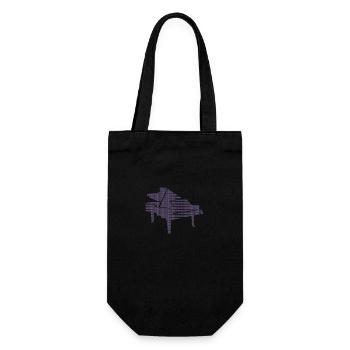 DNA Piano - Passion pour la musique classique - Sac à bouteille - noir - Devant