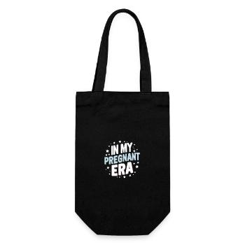 Pregnancy Pregnant Birth - Gift Bag for Bottles - black - Front