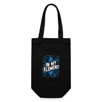 Chimiste Chimie Science Molécule d’atome - Sac à bouteille - noir - Devant