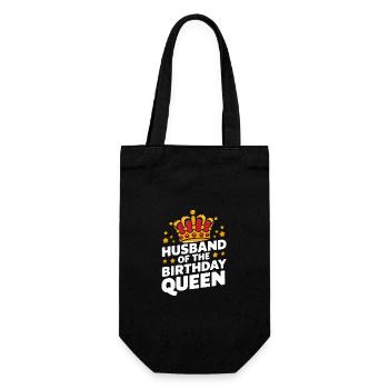 Husband, Spouse, Family, Wedding - Gift Bag for Bottles - black - Front