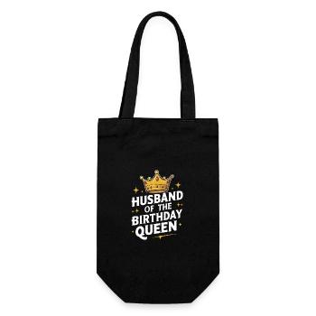 Husband, Spouse, Family, Wedding - Gift Bag for Bottles - black - Front
