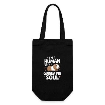 Guinea pig - Gift Bag for Bottles - black - Front
