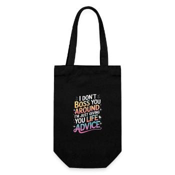 Sister Sibling Family - Gift Bag for Bottles - black - Front