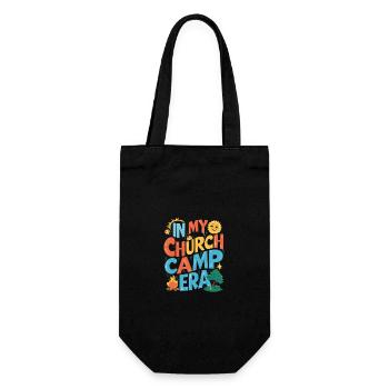 In My Church Camp Era VBS, Bible Camp Fun - Gift Bag for Bottles - black - Front