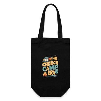 In My Church Camp Era VBS, Bible Camp Fun - Gift Bag for Bottles - black - Front